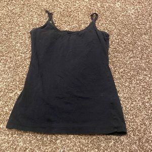 Black tank top